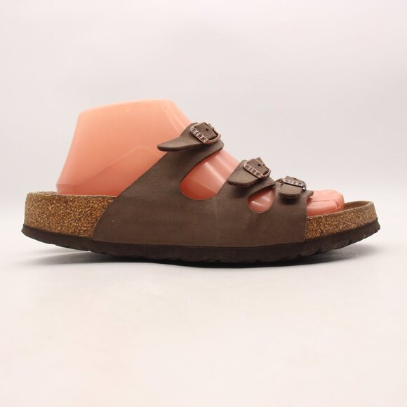 Birkenstock Shoes - Birkenstock Florida 3-Strap Sandals Mocha Brown Women's US 9 EU 40 Soft Footbed